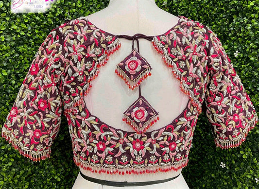 customize handwork Blouse