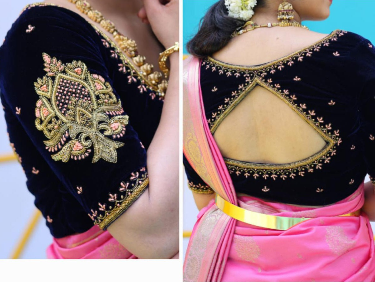 customize handwork Blouse