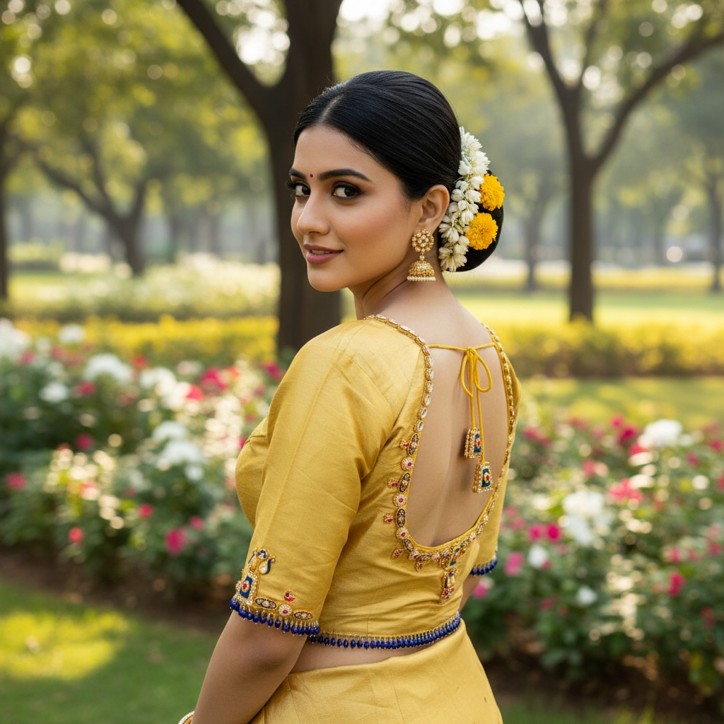 Premium Jewellery  handwork Blouse  40 size Standard