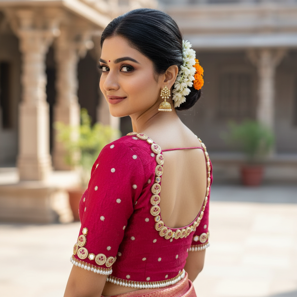 Premium Jewellery  handwork Blouse  36 size Standard