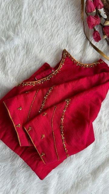 customize handwork Blouse