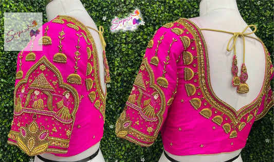 customize handwork Blouse