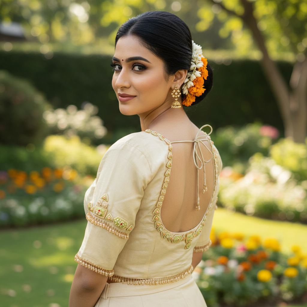 Premium Jewellery  handwork Blouse  40 size Standard