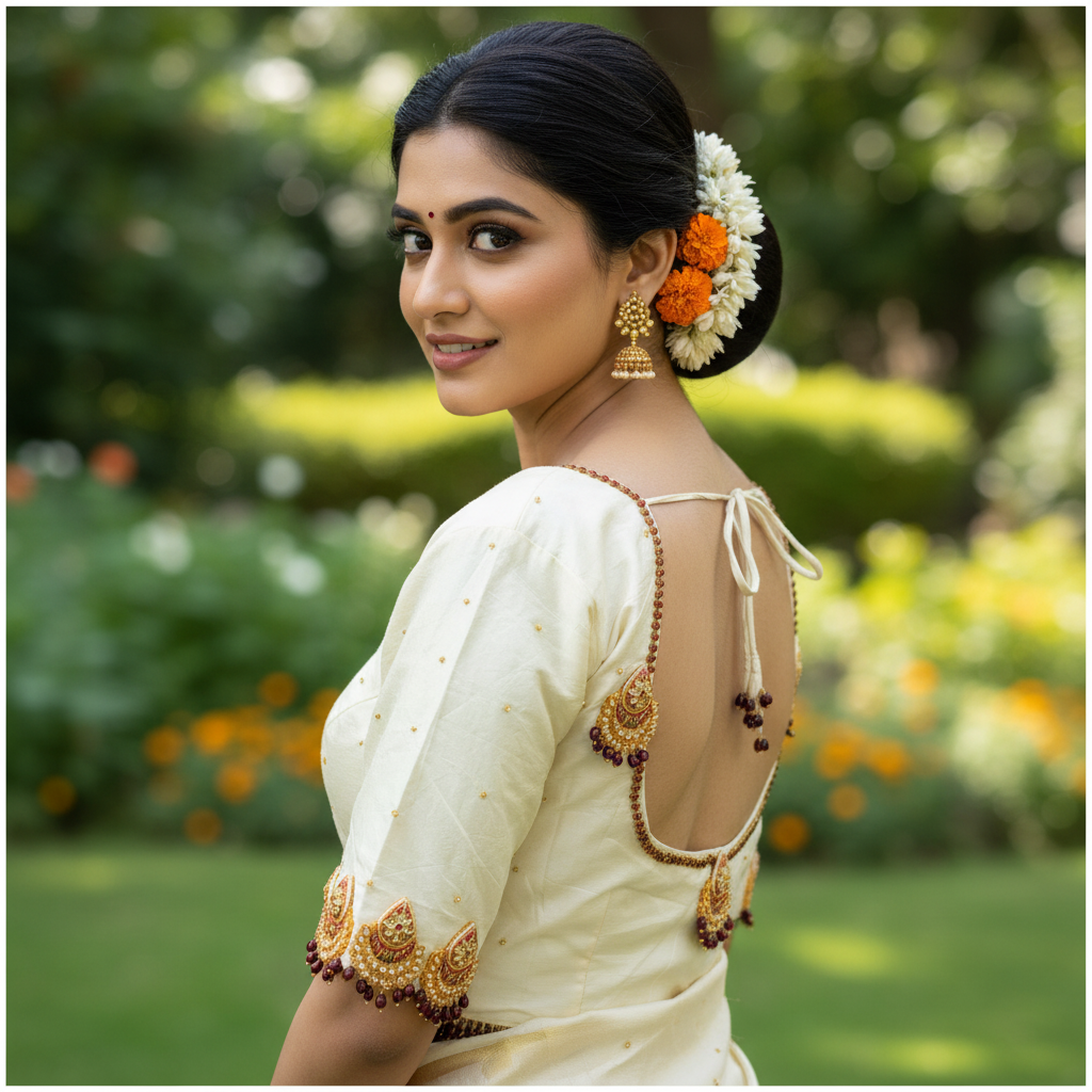 Premium Jewellery  handwork Blouse  40 size Standard