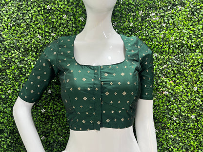 Regular blouse Green colour