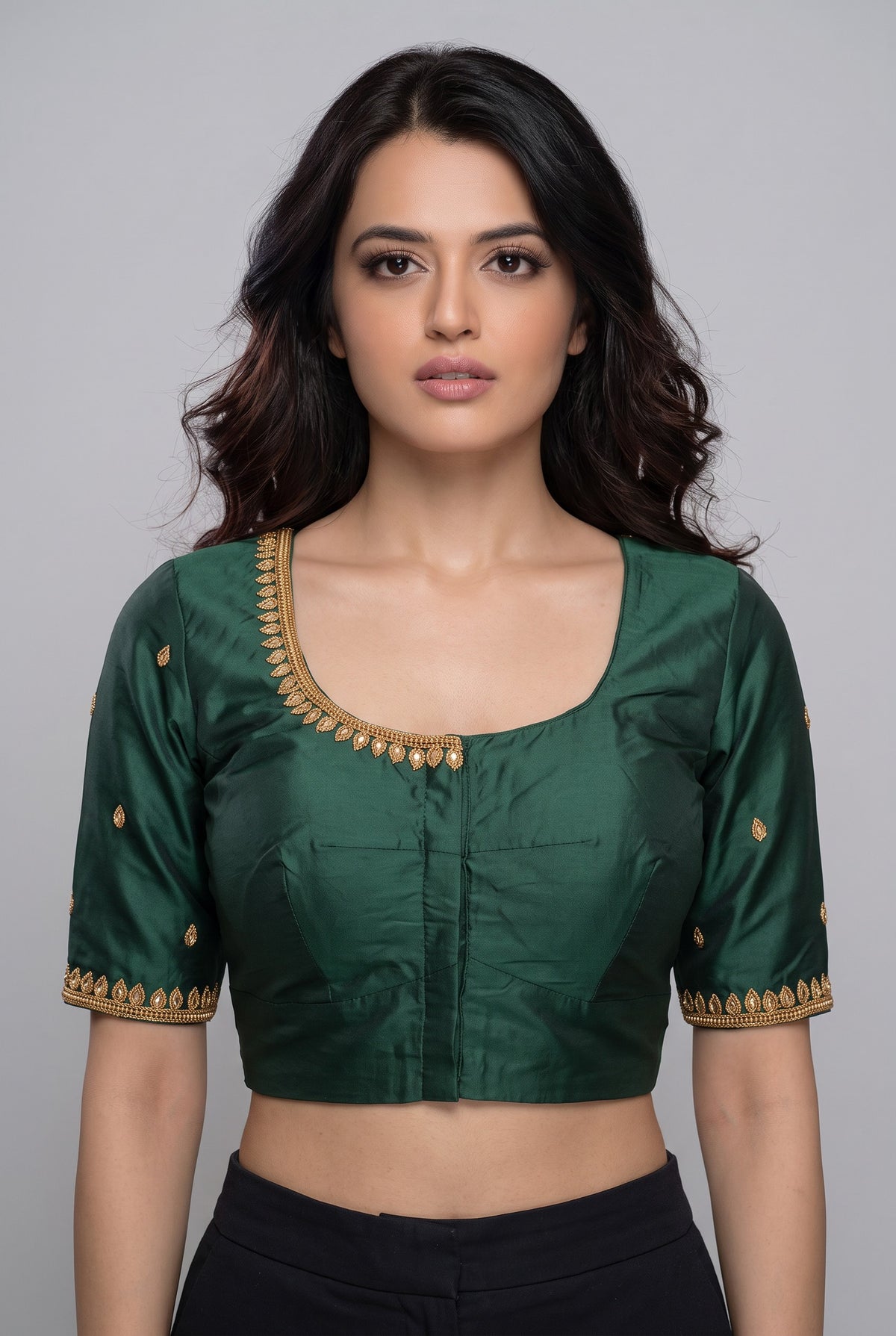 Bridal Handwork blouse (Green)