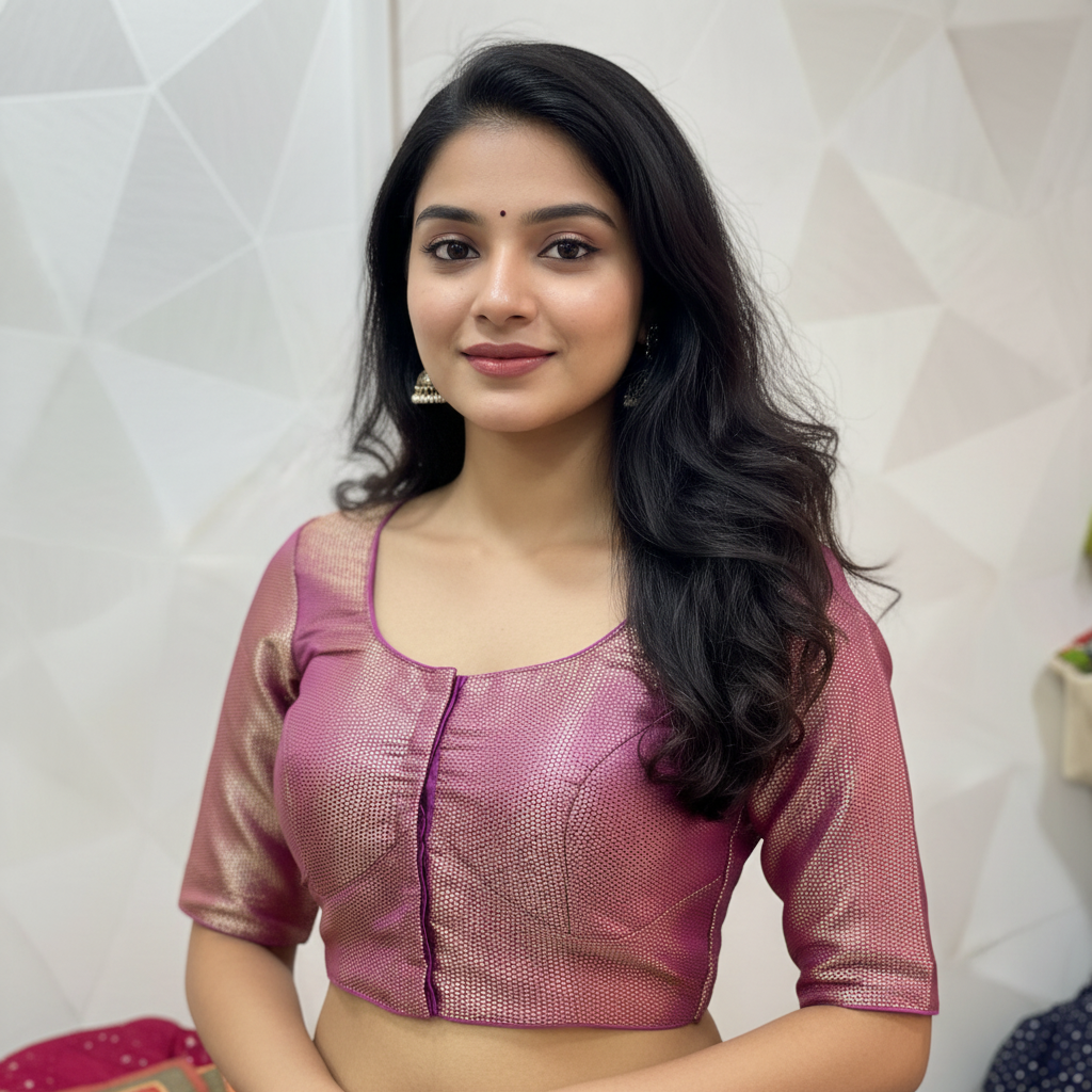 Banarasi Plain blouse