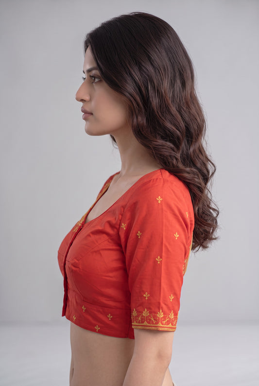 Machine Work Blouse