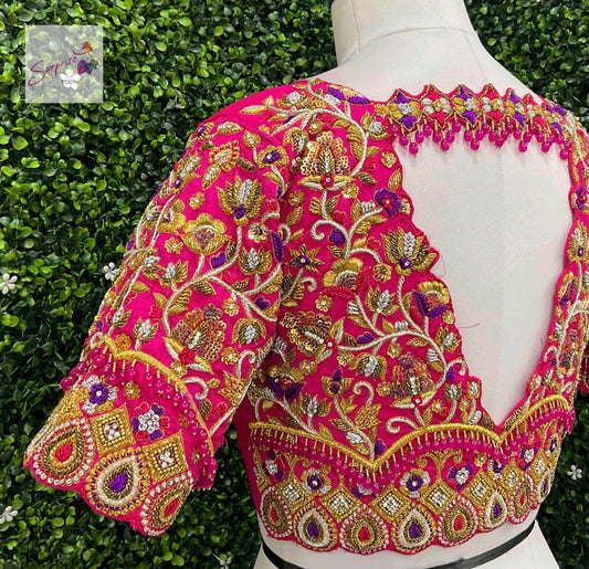 customize handwork Blouse