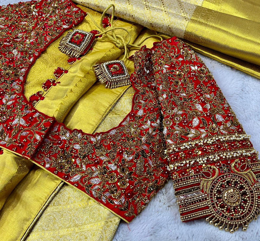 customize handwork Blouse