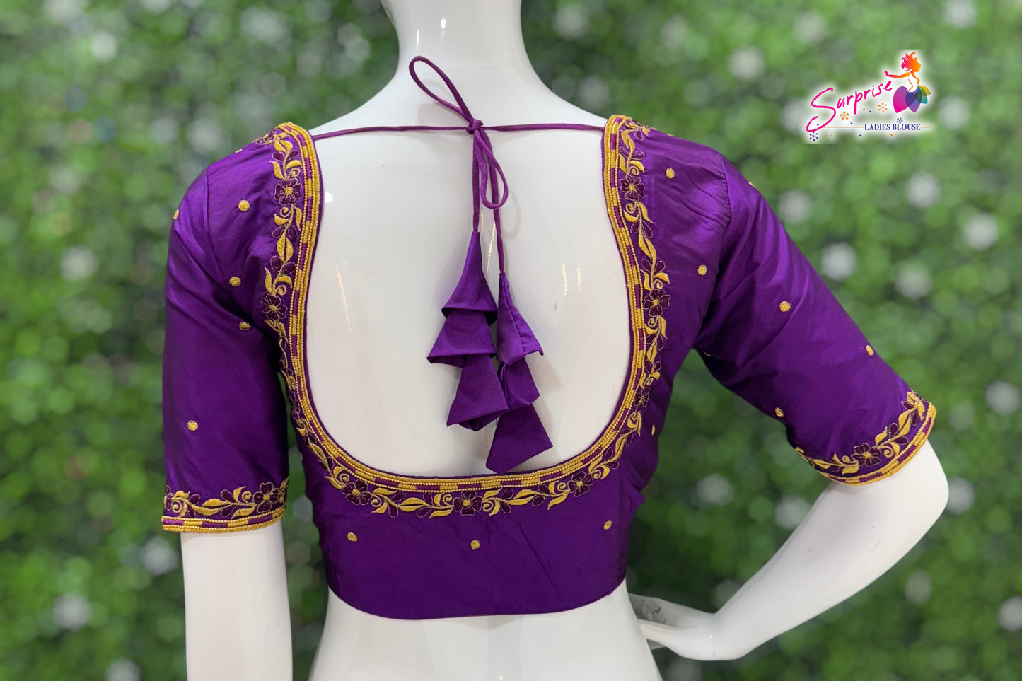 Madhubala Machine work designer Readymade blouse