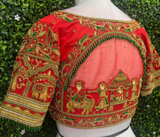 customize handwork Blouse