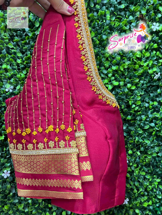 customize handwork Blouse