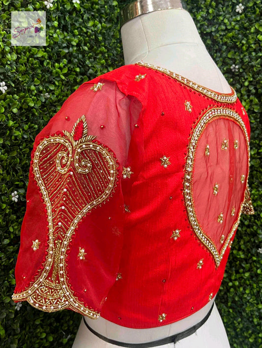 customize handwork Blouse