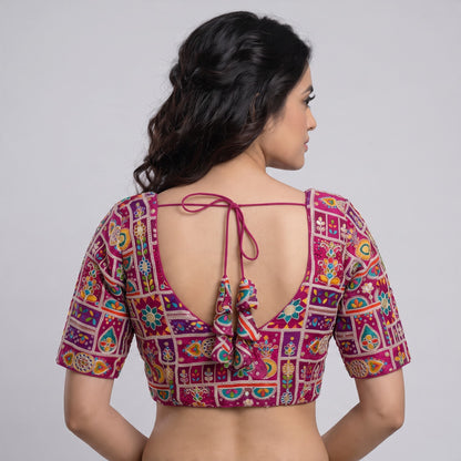Position print blouse