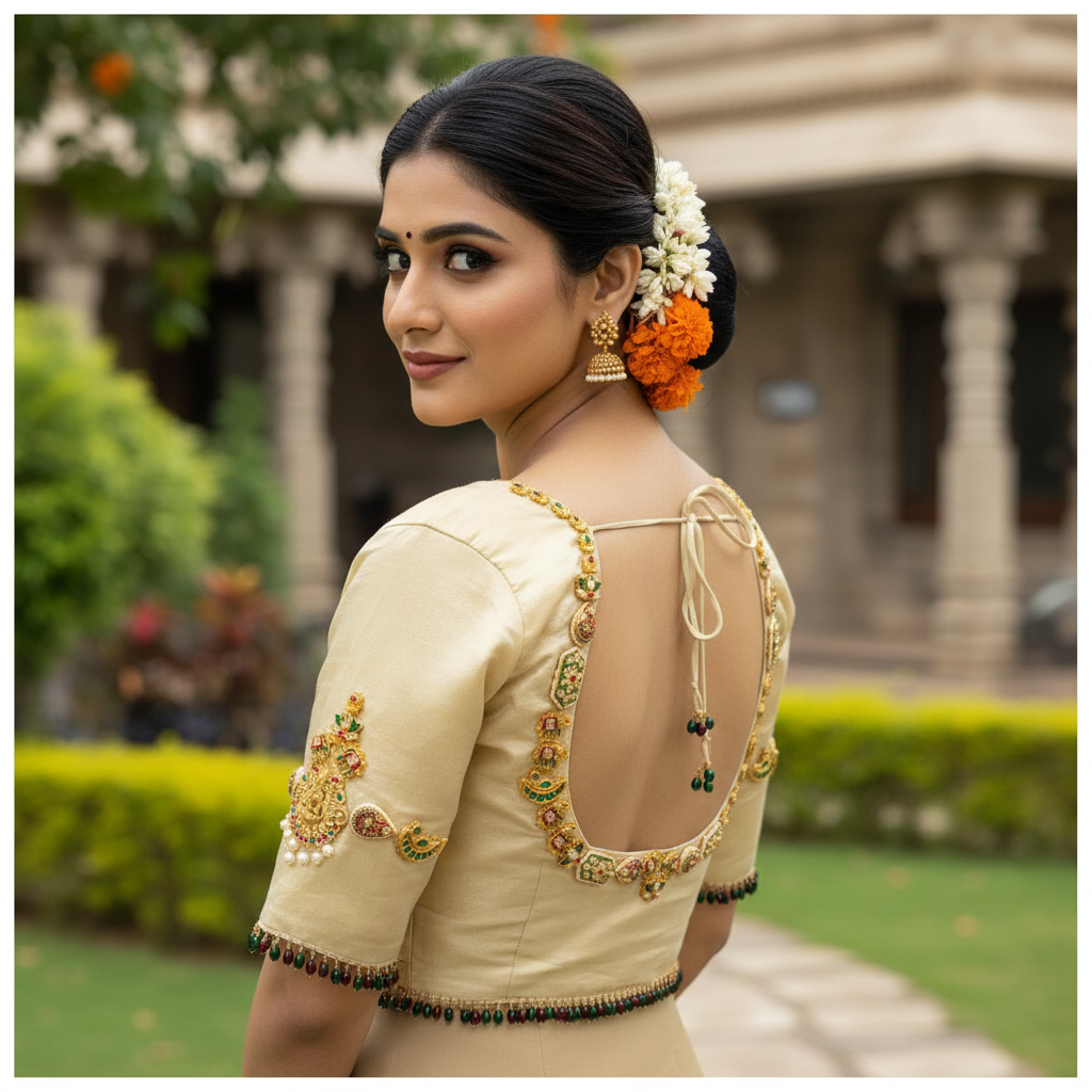 Premium Jewellery  handwork Blouse  40 size Standard