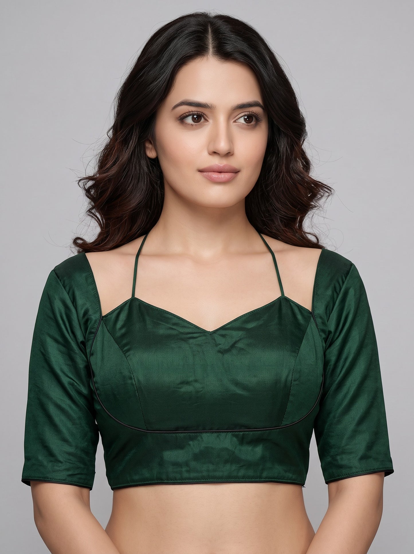 READY MADE MADUBALA BLOUSE (GREEN)