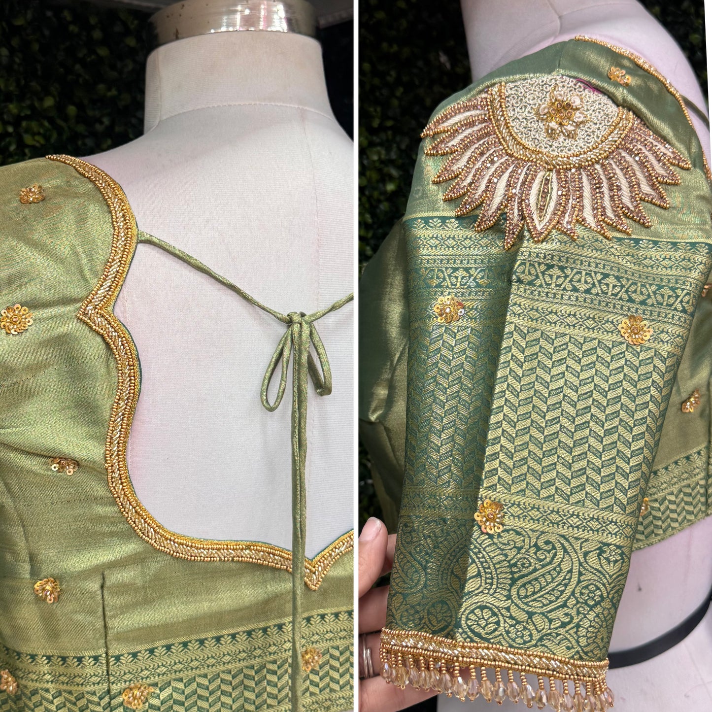 customize handwork Blouse