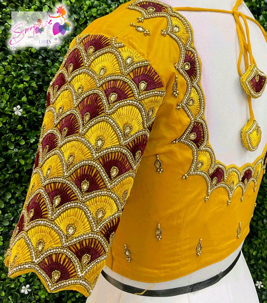 customize handwork Blouse