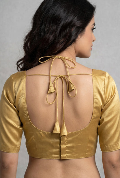 READY MADE MADUBALA BLOUSE (GOLD)