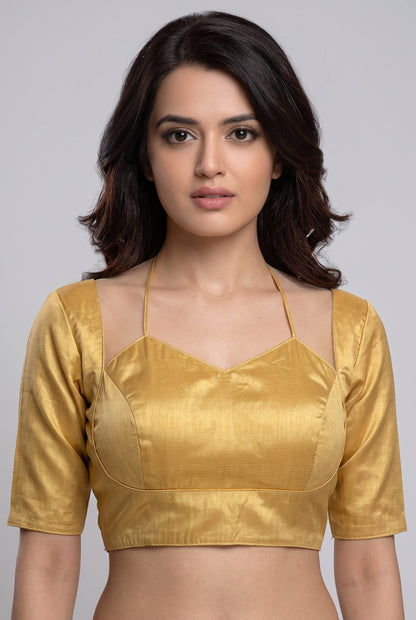 READY MADE MADUBALA BLOUSE (GOLD)