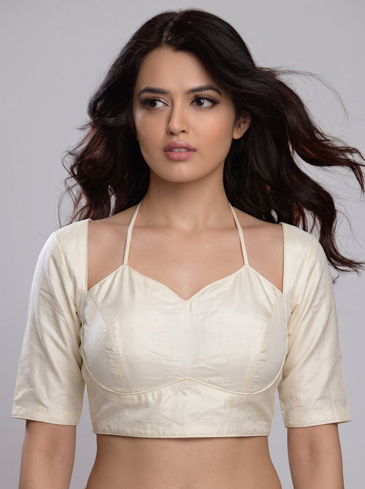 READY MADE MADUBALA BLOUSE (HALF-WHITE)
