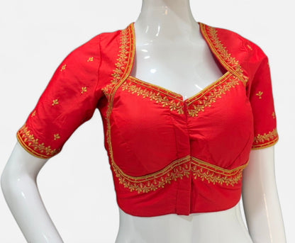 Madhubala Machine work designer Readymade blouse