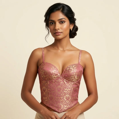 Banarasi Corset blouse
