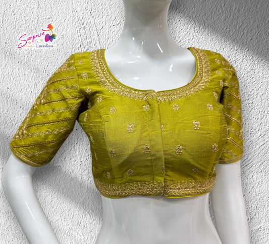 Madhubala Machine work designer Readymade blouse