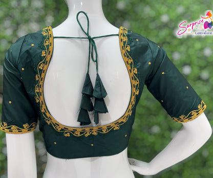 Madhubala Machine work designer Readymade blouse