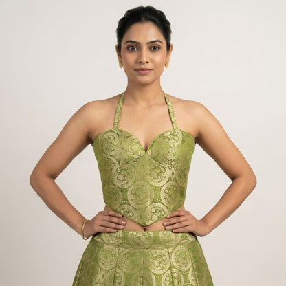 Banarasi Corset blouse