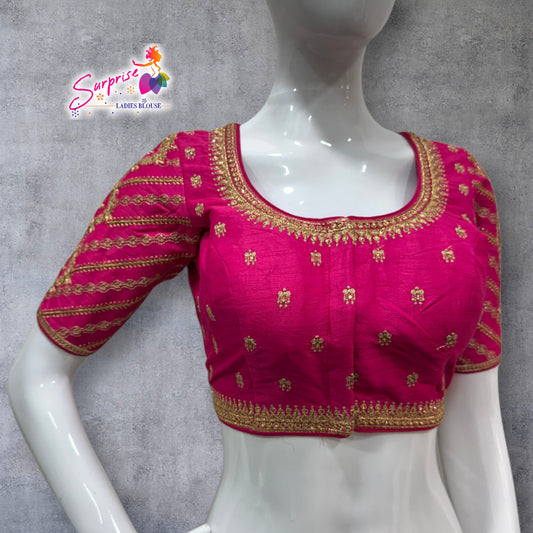 Madhubala Machine work designer Readymade blouse