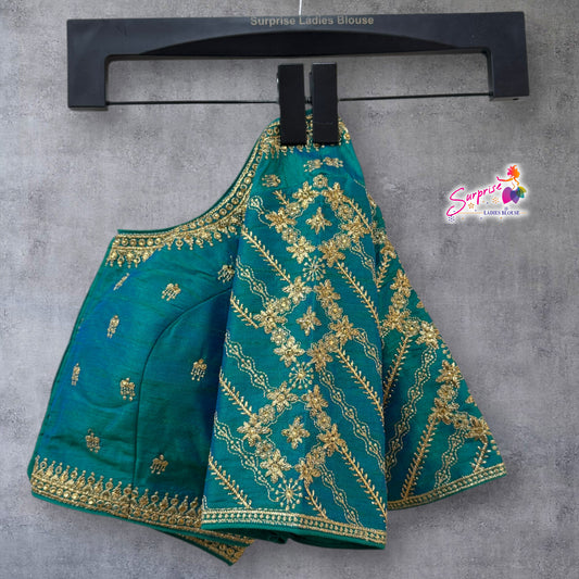 Madhubala Machine work designer Readymade blouse