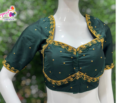 Madhubala Machine work designer Readymade blouse