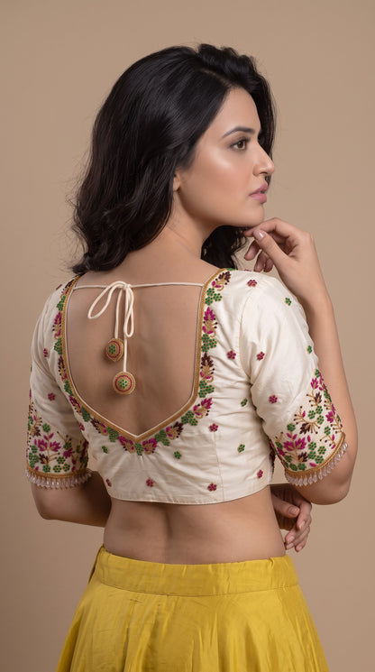 customize handwork Blouse