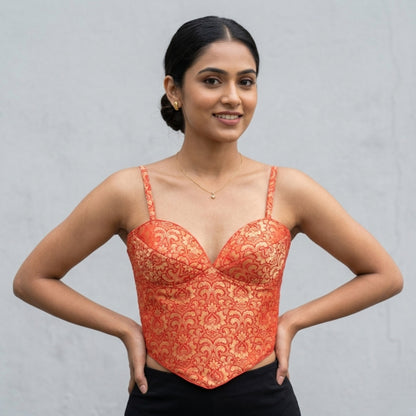 Banarasi Corset blouse