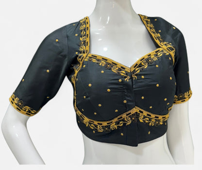 Madhubala Machine work designer Readymade blouse