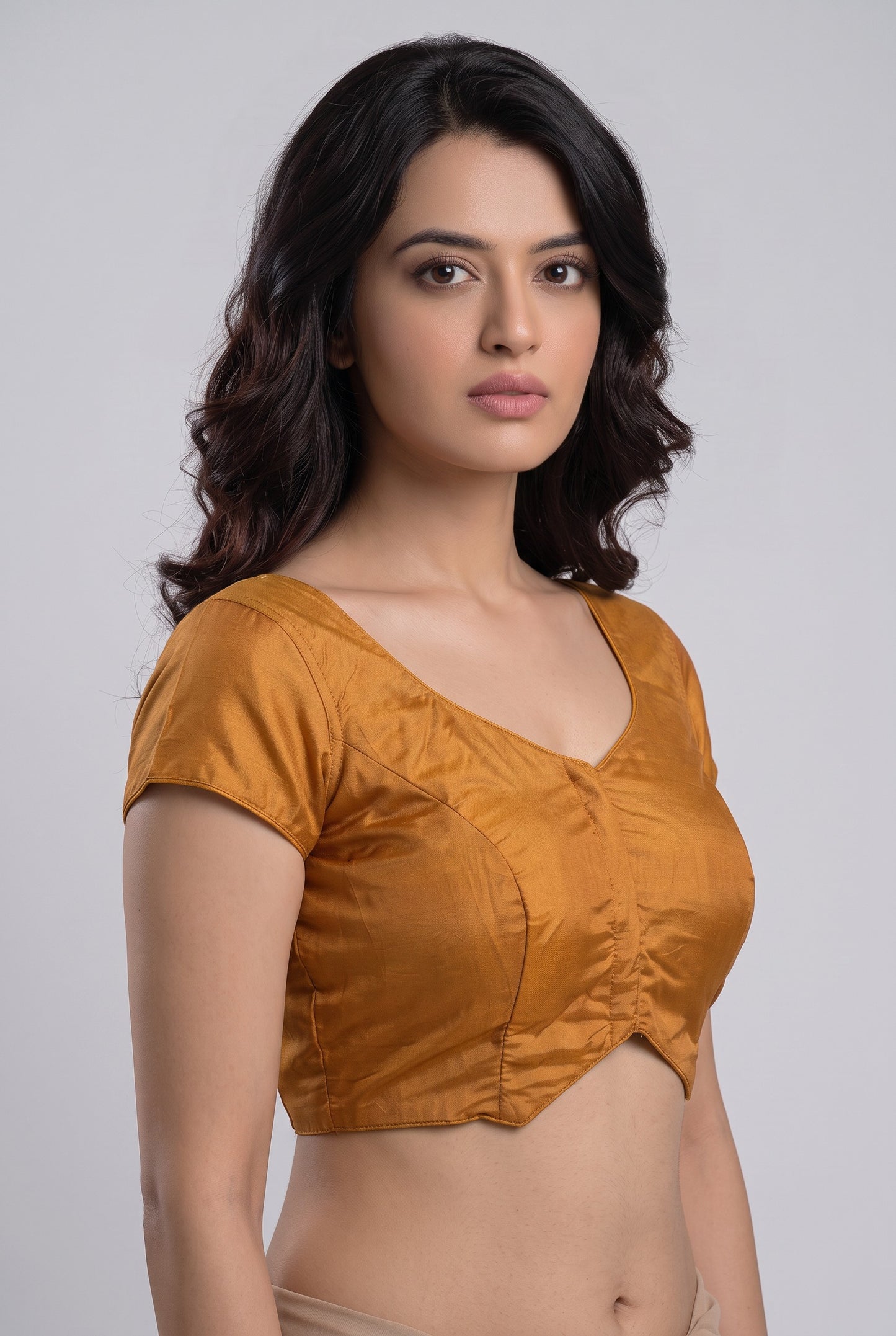 Plain blouse