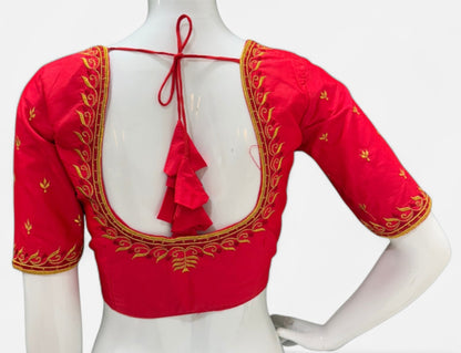 Madhubala Machine work designer Readymade blouse