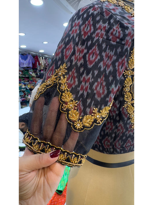 HANDWORK READY MADE POCHAMPALLY BLOUSE