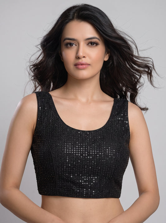 Fancy blouse black color