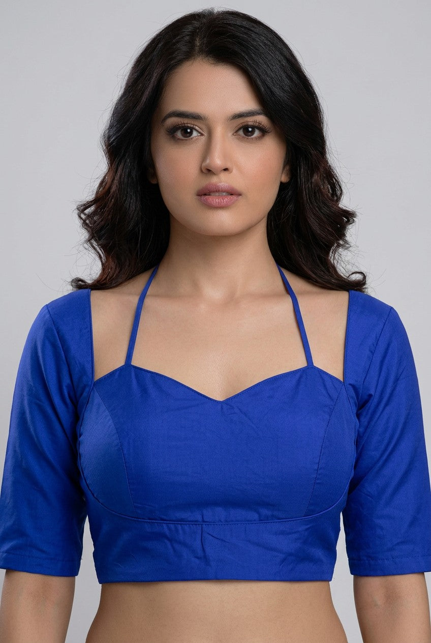 READY MADE MADUBALA BLOUSE (ROYAL BLUE)