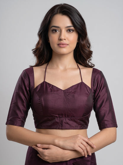 READY MADE MADUBALA BLOUSE (WINE)