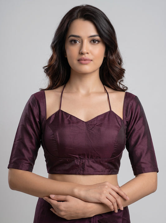 READY MADE MADUBALA BLOUSE (WINE)
